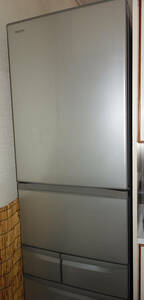 ノンフロン 冷凍冷蔵庫　東芝　GR-F43N（NU） 426L 5ドア 右開き 自動製氷 脱臭 動作確認済 TOSHIBA 手渡し可 2013年製