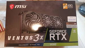 【Non-LHR】 MSI GeForce RTX 3080 VENTUS 3X 10G OC その①