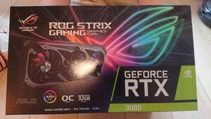 【Non-LHR】ASUS製 Nvidia Geforce RTX 3080 ROG-STRIX-RTX3080-O10G-GAMING