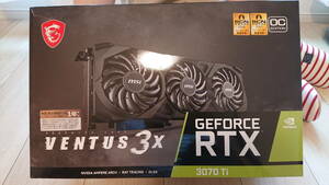 MSI製 GeForce RTX 3070 Ti VENTUS 3X 8G OC