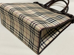 ■1円スタート■バーバリー■BURBERRY ノバチェック トートバッグ 美品 格安 即決あり