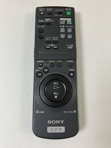 美品 ソニー SONY Hi8＆VHSダブルビデオデッキ用 リモコン　RMT-V235A 動作品