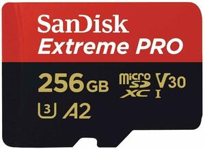 SanDisk ( サンディスク ) 256GB Extreme Pro microSDXC UHS-I アダプタ付