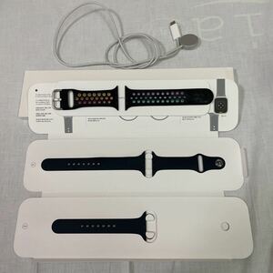 Apple Watch ベルト2本　純正充電ケーブル1本　3点セット　アップルウォッチ BAND 
