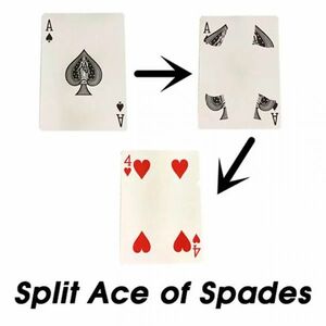 【送料無料】超絶精巧なギミックカード　Split Ace of Spades【日本語解説版】デジタルコンテンツ