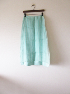 dosa / ドーサ silk skirt 1 L.GREEN * シルク スカート レディース