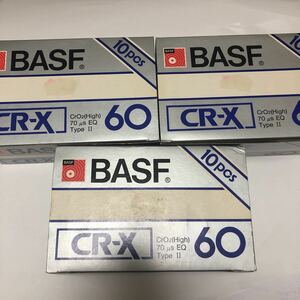 新品未使用 BASF CR-X 60 カセットテープ　29本