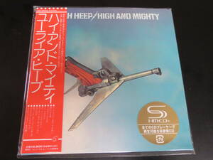 レア物！限定盤Uriah Heep - High and Mighty ユーライア・ヒープ/ハイ・アンド・マイティ　国内盤紙ジャケSHM-CD（UICY-94748）