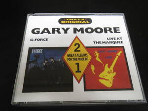 Gary Moore - G-Force / Live at the Marquee 輸入盤２ｘCD（フランス　TFO 2 1/2, 1988）