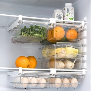 お得 冷蔵庫用収納ボックス 果物 卵 冷蔵庫用引き出し用 食品を新鮮に保つ
