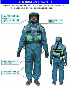 SWEDE社 TST防護服ユニット(収納ケースあり) 防護ブーツのセット 新型コロナ・サリン・化学テロ対応