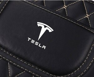  Tesla キックガード キックマット カバー ガード マット 2枚セット 汎用 2P 2色選択可