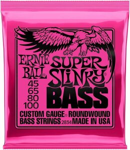 【正規品】 ERNIE BALL 2834 ベース弦 (45-100) SUPER SLINKY BASS スーパー・スリンキー・