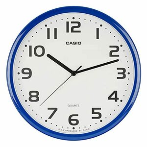 CASIO(カシオ) 掛け時計 ブルー 直径25cm アナログ MQ-24 デザイン I ブルー 25.0×25.0×4.1cm
