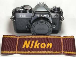 【新同級美品／動作確認済】 ニコン Nikon FE2 ブラック　製造数の少ない素晴らしいコンディションの希少なFE2。ほぼ完璧な逸品です！#1168