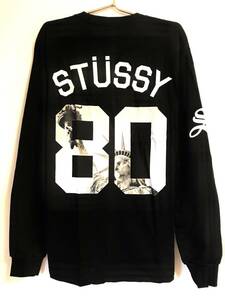 送込/新品【XL】Stussy ステューシー☆Liberty ８０☆ロング Tシャツ(B)/ストリートファッション 