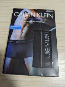 Calvin Klein ボクサーパンツ ブラック 黒色 日本Mサイズ (US Sサイズ) カルバンクライン ナイロンメッシュ 