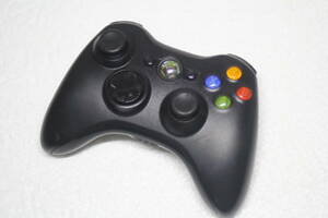 Xbox360 ワイヤレスコントローラー クロ マイクロソフト純正品
