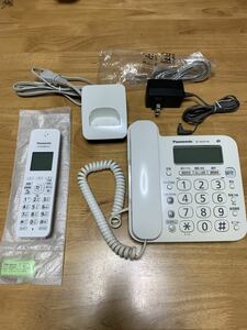 Panasonic 親機 子機 パナソニック電話機 コードレス電話機 固定電話 VE-GD24DL VE-GD24-W KX-FKD404-W1 子機未使用 親機通電確認済