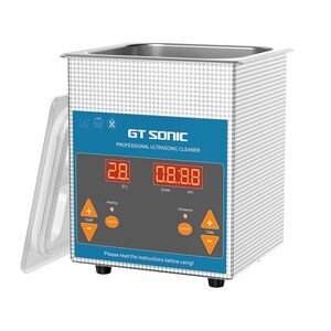 2リットル GTSONIC 超音波洗浄機 業務用 小型 超音波洗浄器 2L 50W デジタル 加熱 超音波 洗浄機 VGT-16(7154