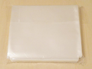 外袋 厚みのあるCDケース用 保護用PP袋 100枚セット 厚手0.08×160×136サイズ 透明 ビニール ジャケット 未使用新品 サプライS9