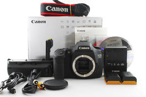Canon EOS 7D 18.0 MPデジタルカメラ + バッテリーグリップ BG-E7, ストラップ, CD-R, バッテリー２個, 元箱付 [美品] 1030322