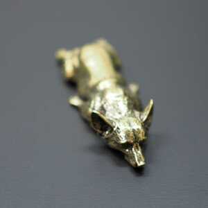 真鍮　ブラス　コーギー　犬　かわいい　brass 置物　アクセサリー　ペンダントトップ　キーホルダー　ネックレス　小物