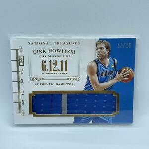 NBA 2014 National Treasure Dirk Nowitzki jersey /25 ジャージ