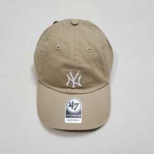 新品　キャップ　47 Brand　clean up　MLB　帽子　ニューヨーク・ヤンキース