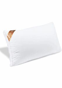 AYO 枕 まくら ホテル仕様 高反発枕 横向き対応 丸洗い可能 立体構造43x63cm ホワイト(長さ63cm*幅43cm*高さ20cm)