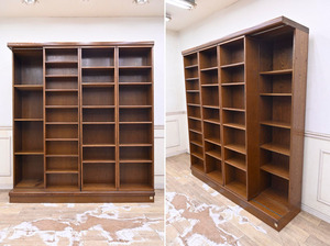 DV21 購入20万円 大量収納 大型 壁面 書棚 スライド本棚 書庫 ブックシェルフ リビングボード コレクション 分解可能 家庭用 業務用