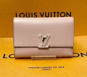 1円スタート LOUISVUITTON ルイヴィトン ポルトフォイユ・カプシーヌ コンパクト M62156