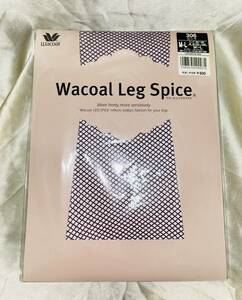【新入荷】Wacoal レッグスパイス　網タイツ　ピンク　M-L
