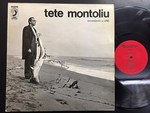 TETE MONTOLIU / RECORDANDO A LINE (オリジナル盤)