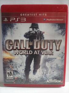 【送料無料】　PS3　「Call of duty world at war」　コールオブデューティ ワールドアットウォー　[輸入(北米版)]