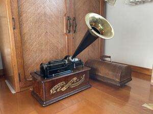 【ジャンク】エジソンホーム中期型　蝋管蓄音機