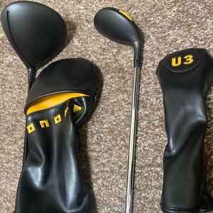 オノフ クロ(ONOFF KURO)ドライバー(1W) 3番ユーティリティ(3UT)セット 中古 美品 ウェイト5個付き