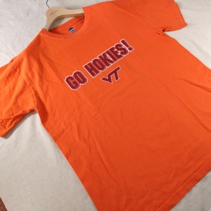 【NCAA】【バージニア工科大学 カレッジロゴ】古着 アメリカ 海外 Tシャツ GO HOKIES! VT Virginia Tech アメリカンフットボール