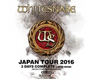 WHITESNAKE「LIVE IN JAPAN 2016 COMPLETE -Limited Set-」 プレス6CD+DVD/IEMマトリクス/極上音質
