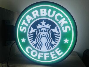 ※送料無料 スターバックス スタバ コーヒー 看板 ライト ネオンサイン ガレージ アメリカン雑貨 カフェ 照明 世田谷ベース 旧ロゴ