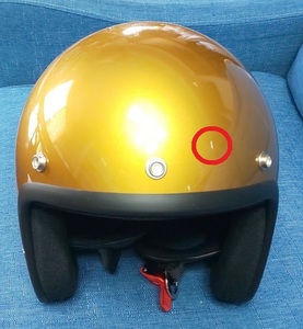 バイク用ヘルメット　NEOライダース　ES-3　ゴールド（フリーサイズ57-60cm）