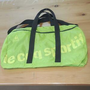 ルコック・スポーツバッグ(ライトグリーン)＆スポーティー巾着袋2点