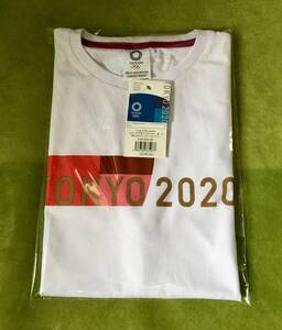 【送料無料/新品】東京オリンピック Tシャツ Sサイズ 紅色 東京 2020 エンブレム