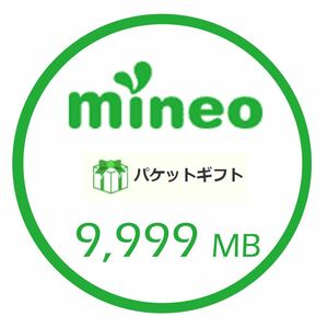 mineo パケットギフト マイネオ 10GB（9999MB）
