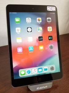 447 BP 【超美品】 iPad mini 2 16GB（第2世代、7.9インチ）Space Gray A1489 ME276 J/A バッテリー96％ 【apple・ジャンク・タブレット】