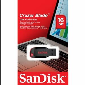 16GB サンディスク USBメモリ 16GB Sandisk Cruzer Blade キャップレス USBフラッシュメモリー SDCZ50-016G-B35 クルーザーグライド