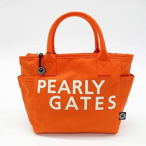 【新品】【即決】PEARLY GATES パーリーゲイツ 2021年モデル 保冷 カートバッグ オレンジ系 FR [240001769396] ゴルフウェア