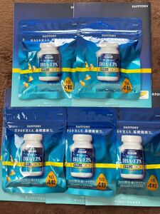 【新品】5個セット　サントリー・DHA&EPA＋セサミンEX・オリザプラス