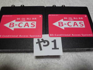 B-CASカード　差込型地デジチューナー合計2台（や１）ソニー　現状品　送料無料！！