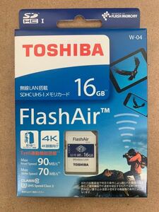 ★東芝 TOSHIBA FlashAir W-04 16GB★純正/未使用